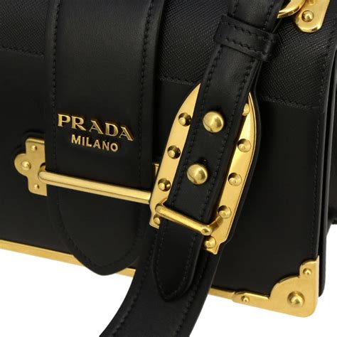 fodera borse prada materiale|Borsa a tracolla in Saffiano Nero .